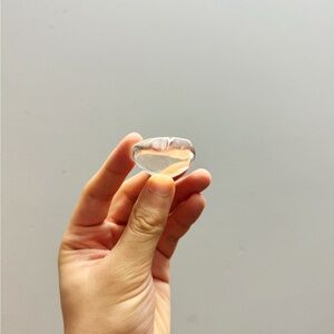 High Quality Clear Crystal Quartz Heart